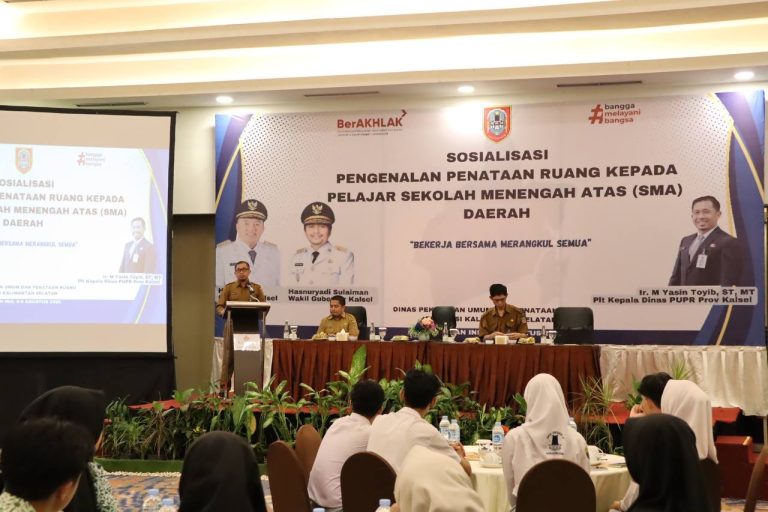 Dinas PUPR Kalsel Dorong Generasi Muda Melek Penataan Ruang Lewat Sosialisasi Kreatif