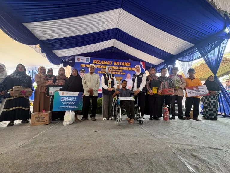 PUPR Kalsel Berikan Bantuan 8 Tangki Septik Untuk Dukung Pelayanan Posyandu