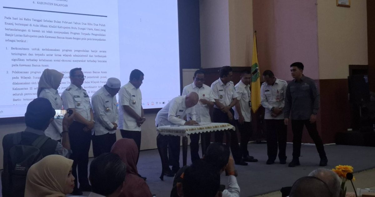 Pengendalian Banjir Banua Anam Jadi Prioritas, PUPR Kalsel Siapkan Kajian Strategis